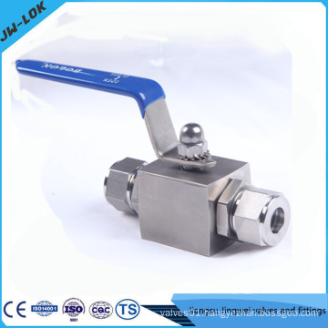 ss316 high pressure hub ends ball valve